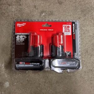 Milwaukee M12 RedLithium Battery Pack